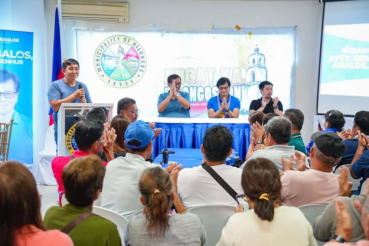 Abalos faces local media in presscon befote alyansa rally in Tacloban