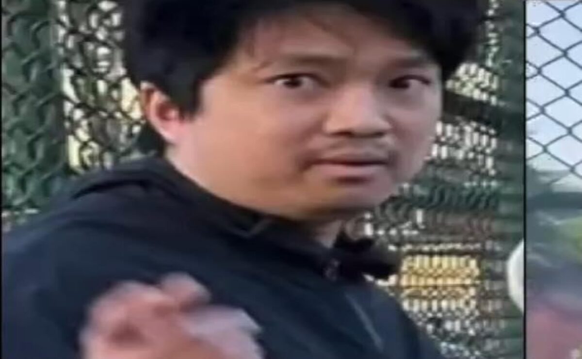 Screengrab from a viral video shows Canada car attack suspect Kai-Ji Adam Lo.