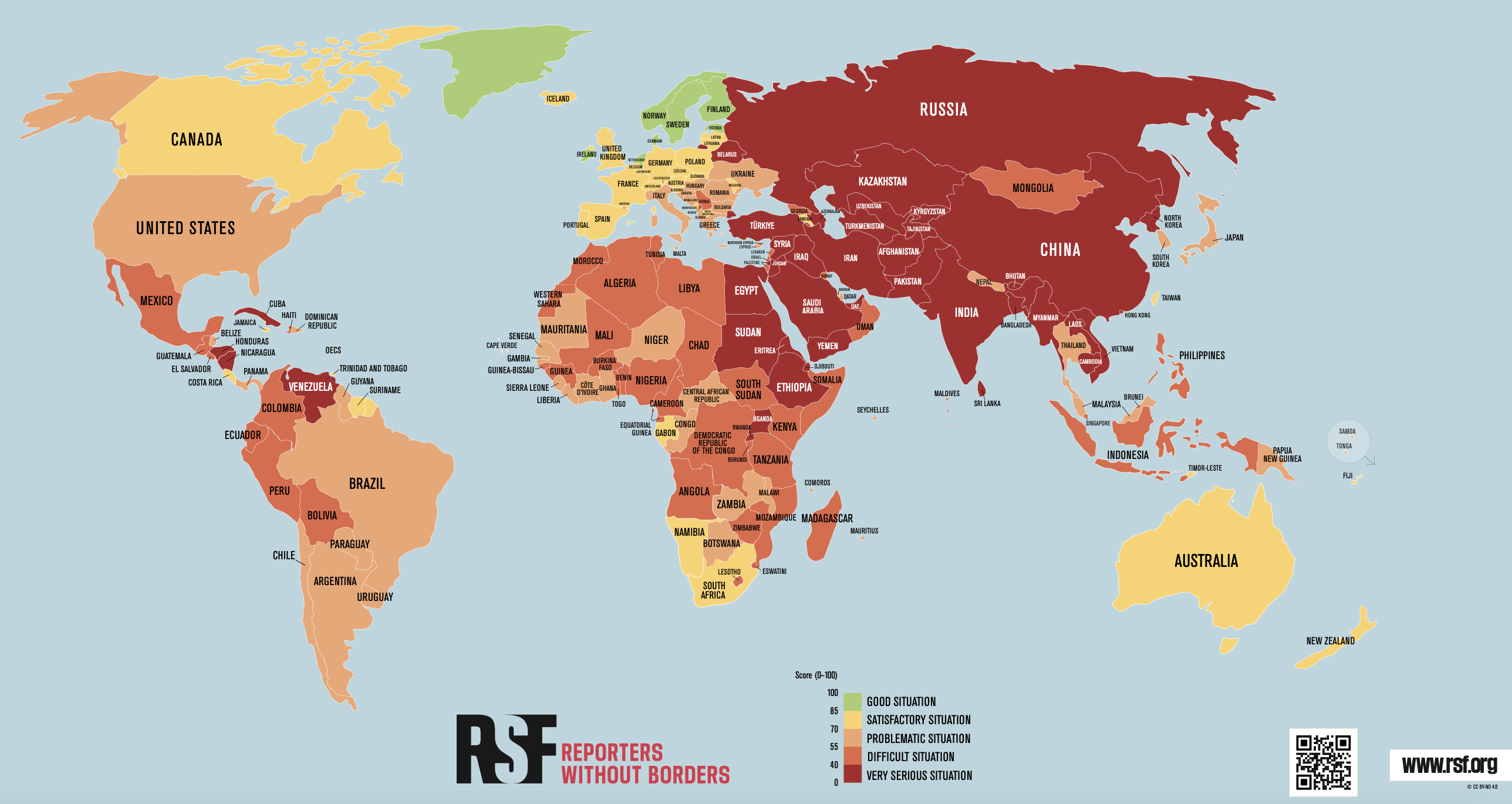 The Philippines has significantly improved its press freedom rank, 16 places up in the 2025 World Press Freedom Index.