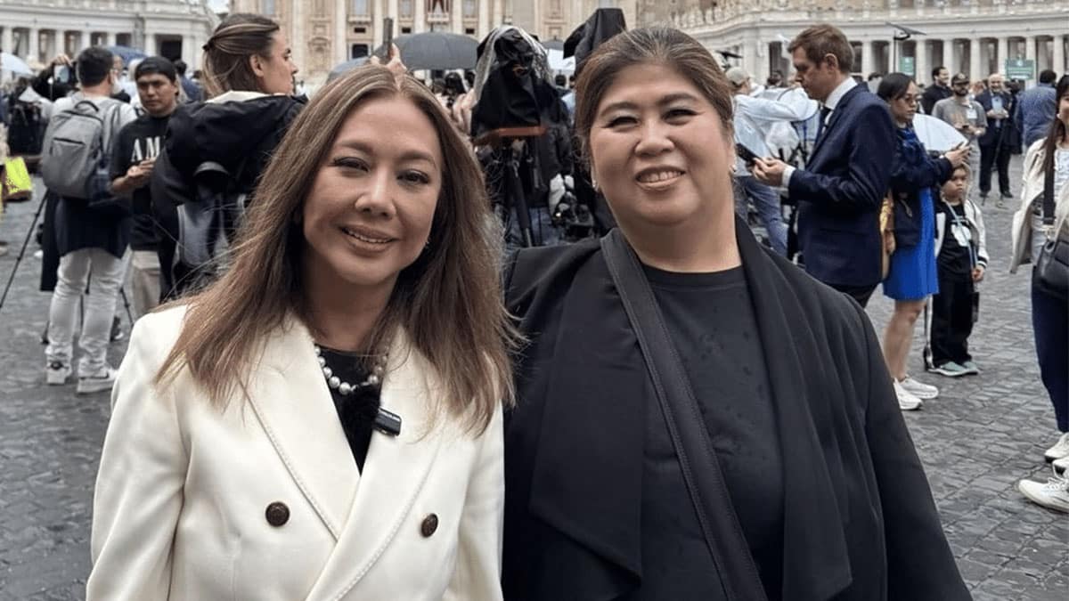 LOOK: Veteran journos Jessica Soho, Korina Sanchez-Roxas at the Vatican